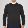 View 3 of product Charcoal Crew Neck Cashmere Jumper