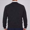 View 4 of product Charcoal Crew Neck Cashmere Jumper