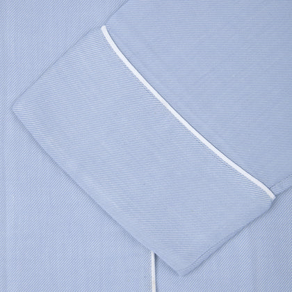 Ladies' Blue Cotton-Cashmere Pyjama Set Image 1