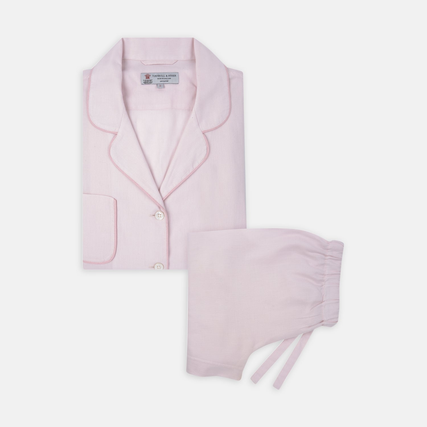 View 1 of product Ladies' Pink Cotton-Cashmere Pyjama Set