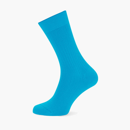 Turquoise Short Cotton Socks Image 2