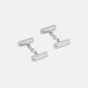 View 1 of product Sterling Silver Bar Cufflinks