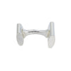 View 3 of product STERLING SILVER HANDLEBAR CUFFLINKS