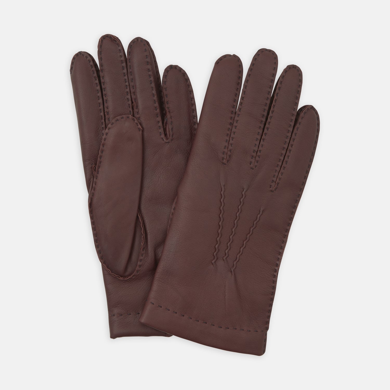 View 1 of product Brown Hairsheep Leather Gloves