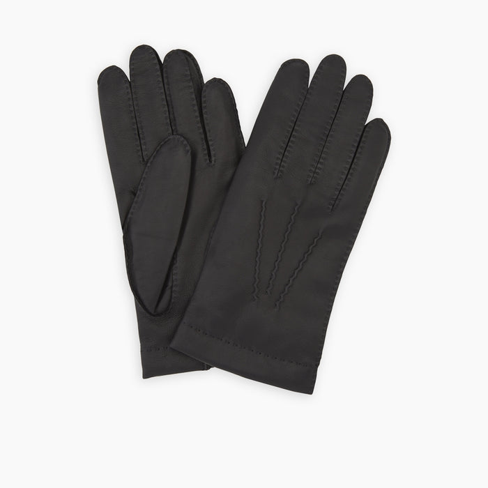 Walden Black Leather Gloves Image 2