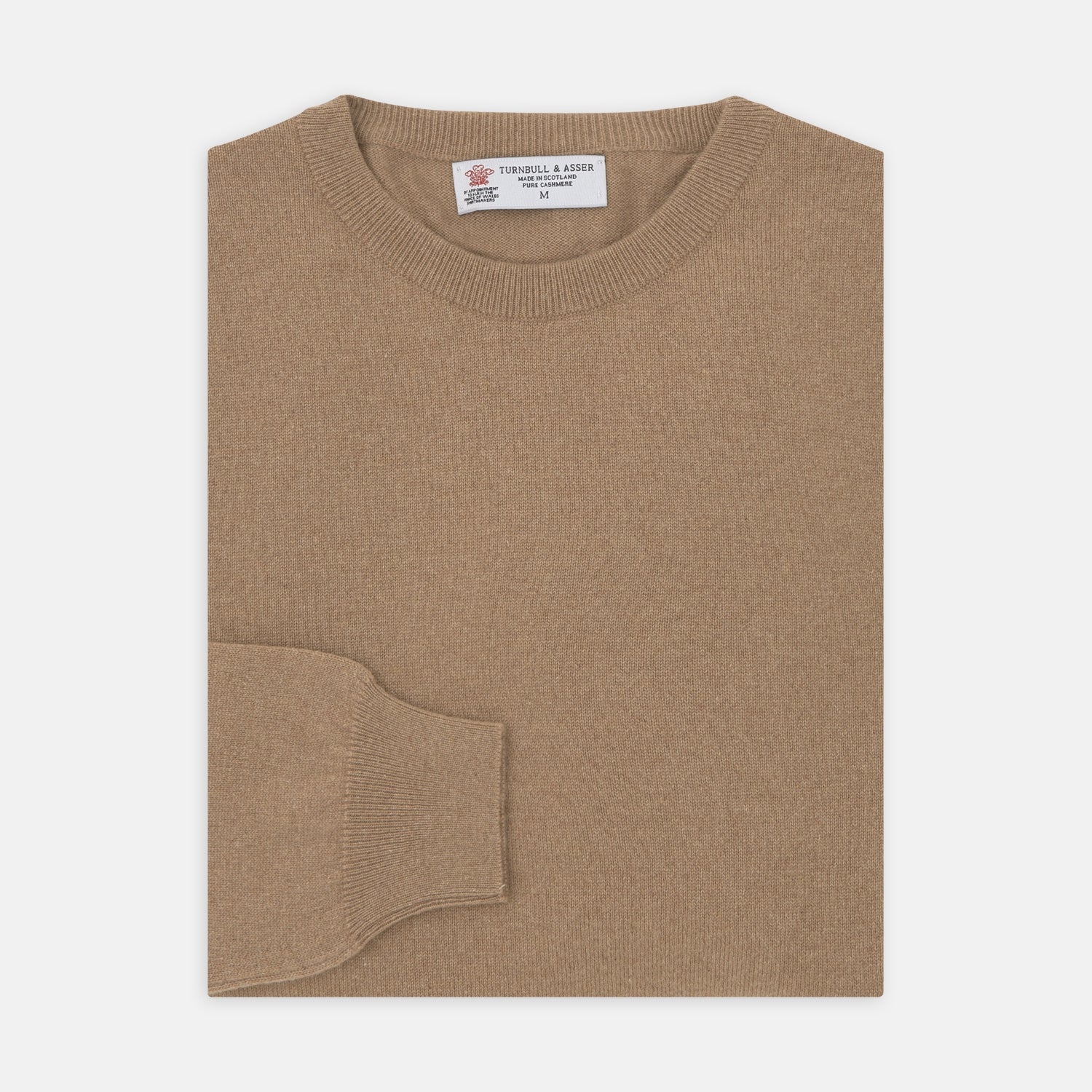 View 1 of product Natural Crew Neck Cashmere Jumper