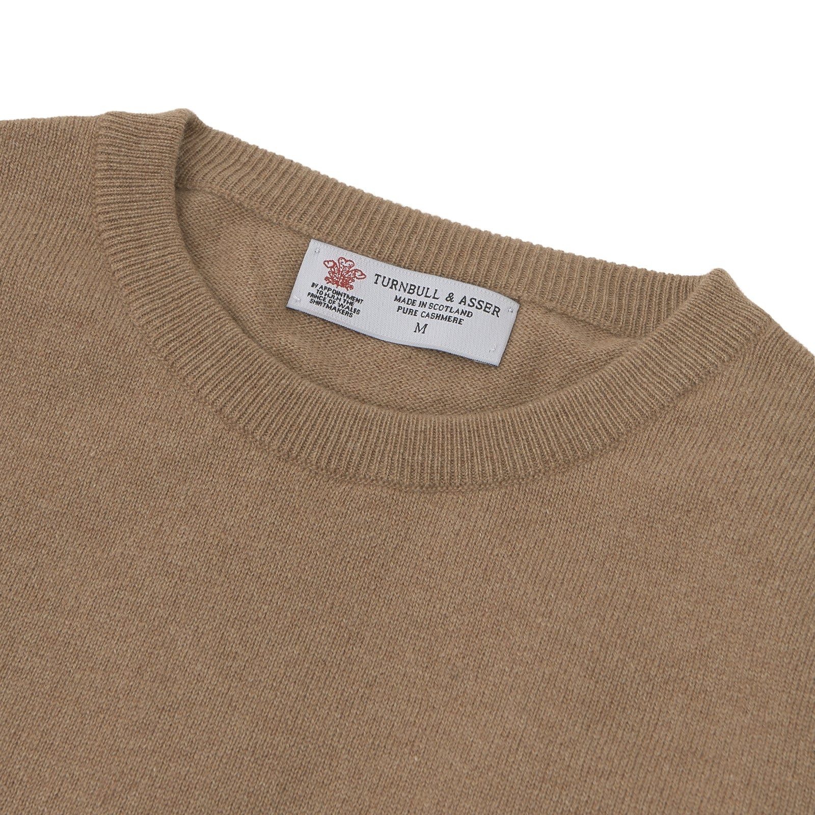 View 2 of product Natural Crew Neck Cashmere Jumper