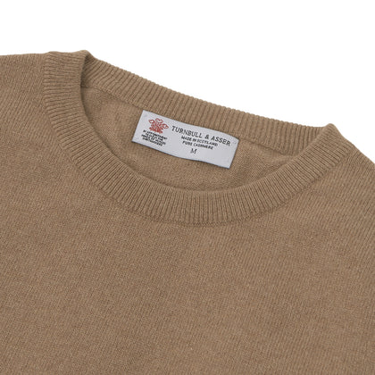 Natural Crew Neck Cashmere Jumper