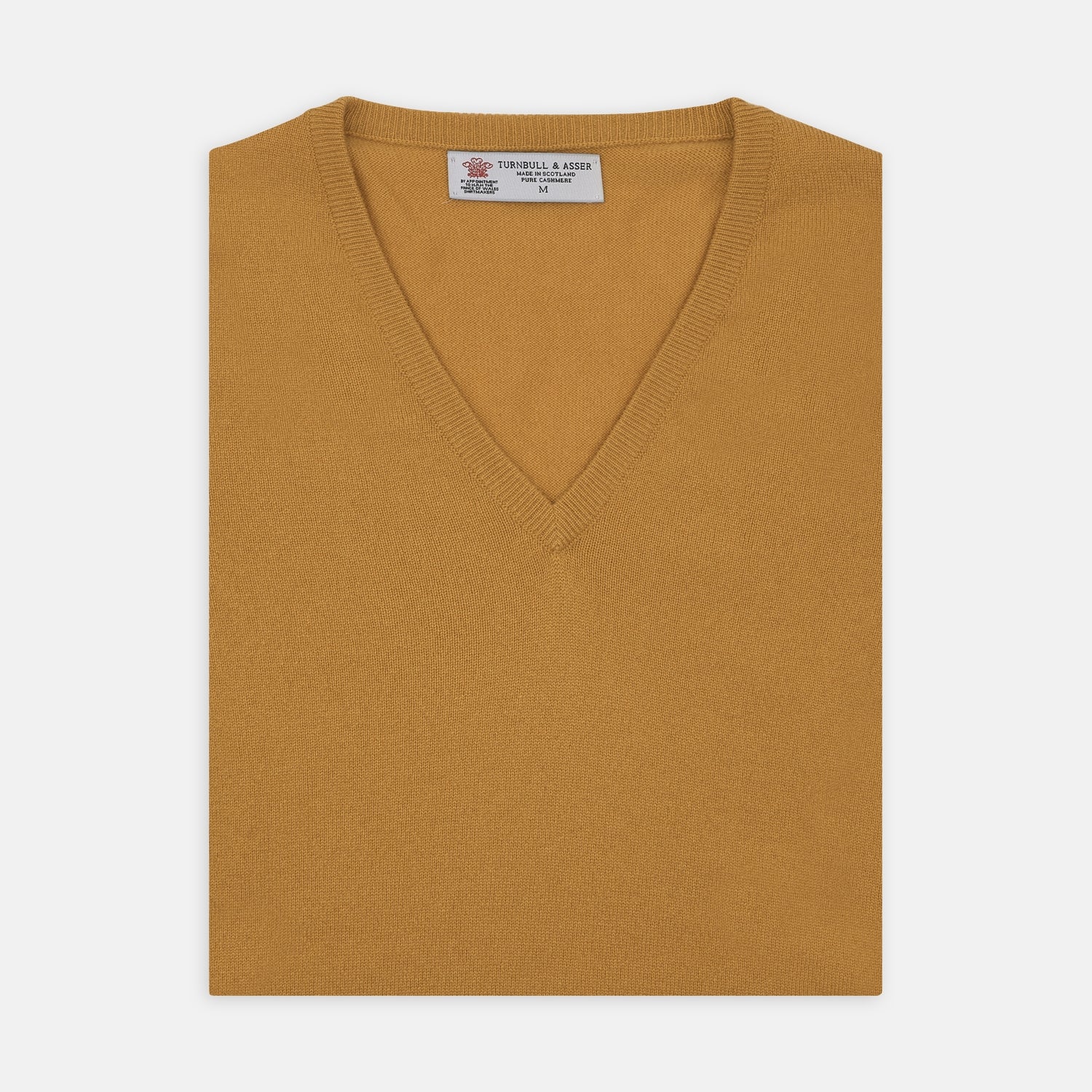 View 1 of product Sunflower Yellow V-Neck Cashmere Slipover