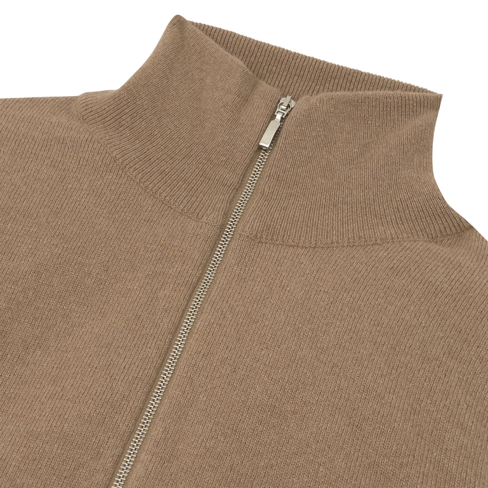 View 2 of product Natural Half-Zip Cashmere Jumper