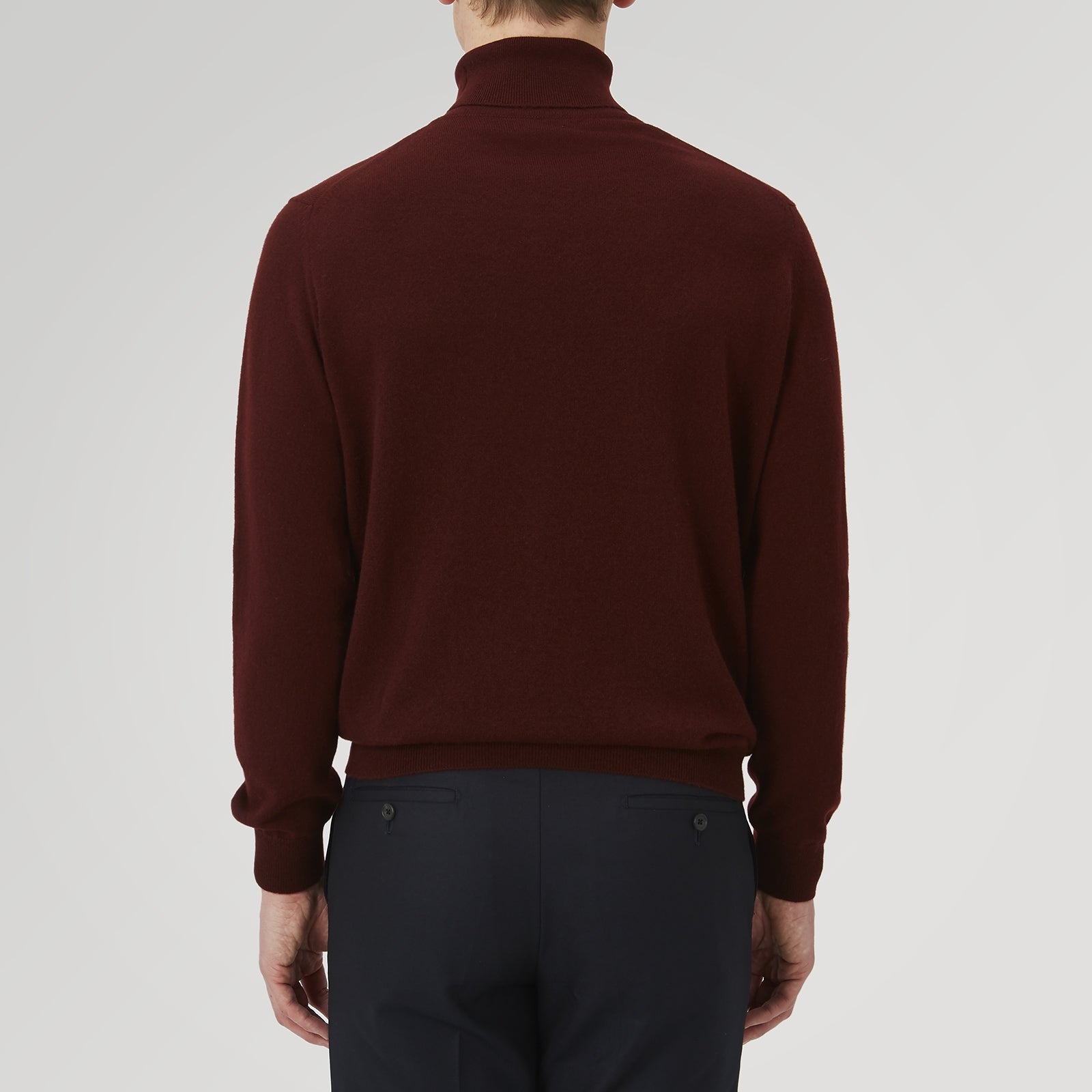 View 3 of product Port Cashmere Roll Neck Jumper