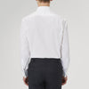 View 3 of product White Superfine Oxford Cotton Shirt with T&A Collar and Double Cuffs