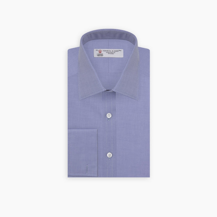 Pink Superfine Oxford Cotton Shirt with T&A Collar and Double Cuffs Image 4