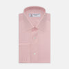 View 1 of product Pink Superfine Oxford Cotton Shirt with T&A Collar and Double Cuffs