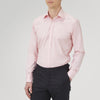 View 2 of product Pink Superfine Oxford Cotton Shirt with T&A Collar and Double Cuffs