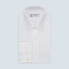 View 1 of product White Superfine Oxford Cotton Shirt with T&A Collar and 3-Button Cuffs