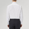 View 3 of product White Superfine Oxford Cotton Shirt with T&A Collar and 3-Button Cuffs