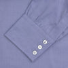 View 4 of product Blue Superfine Oxford Cotton Shirt with T&A Collar and 3-Button Cuffs