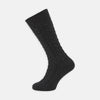 View 1 of product Charcoal Cable Knit Cashmere Socks