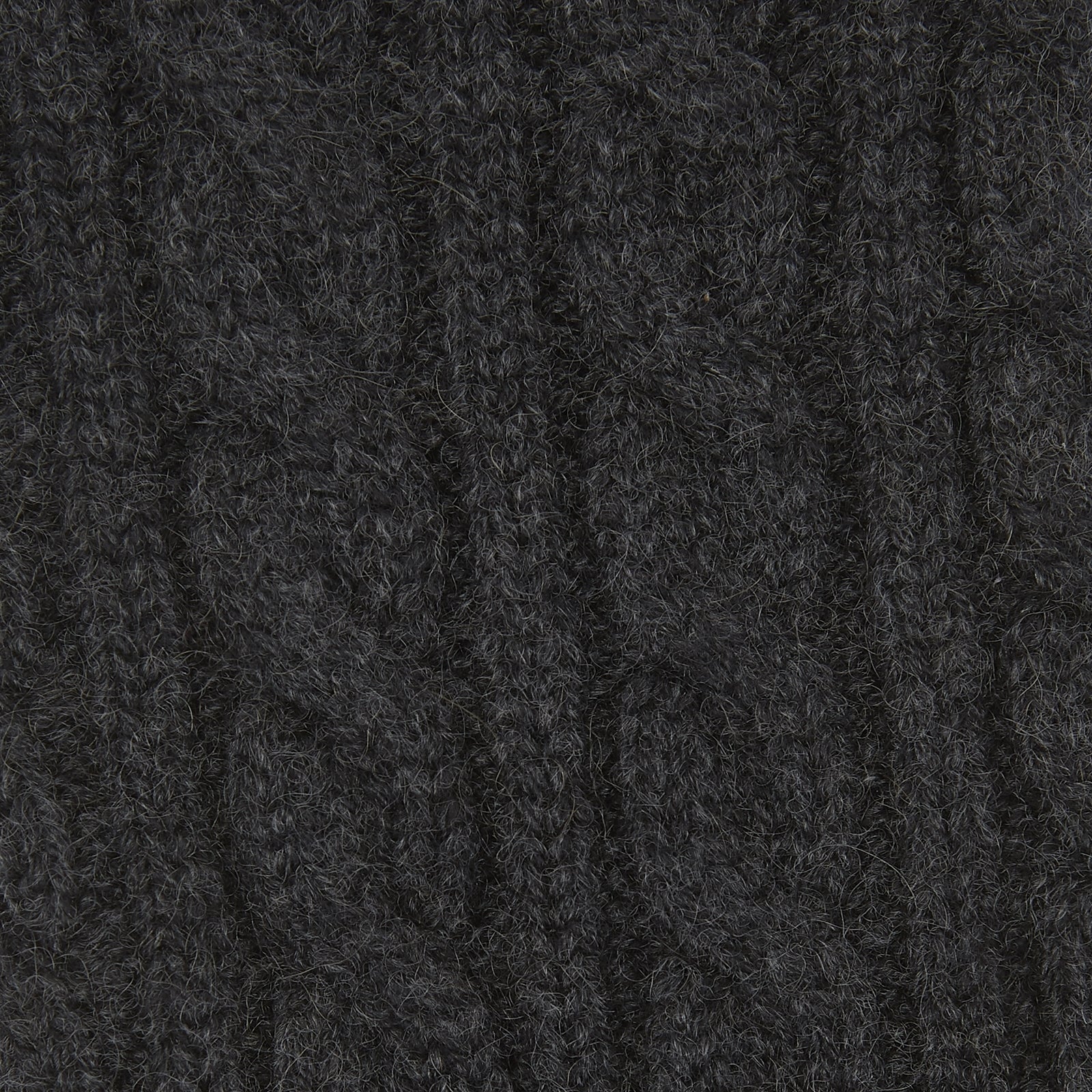 View 2 of product Charcoal Cable Knit Cashmere Socks