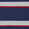 View 2 of product Navy, Red and White Stripe Cotton Mix Short Socks