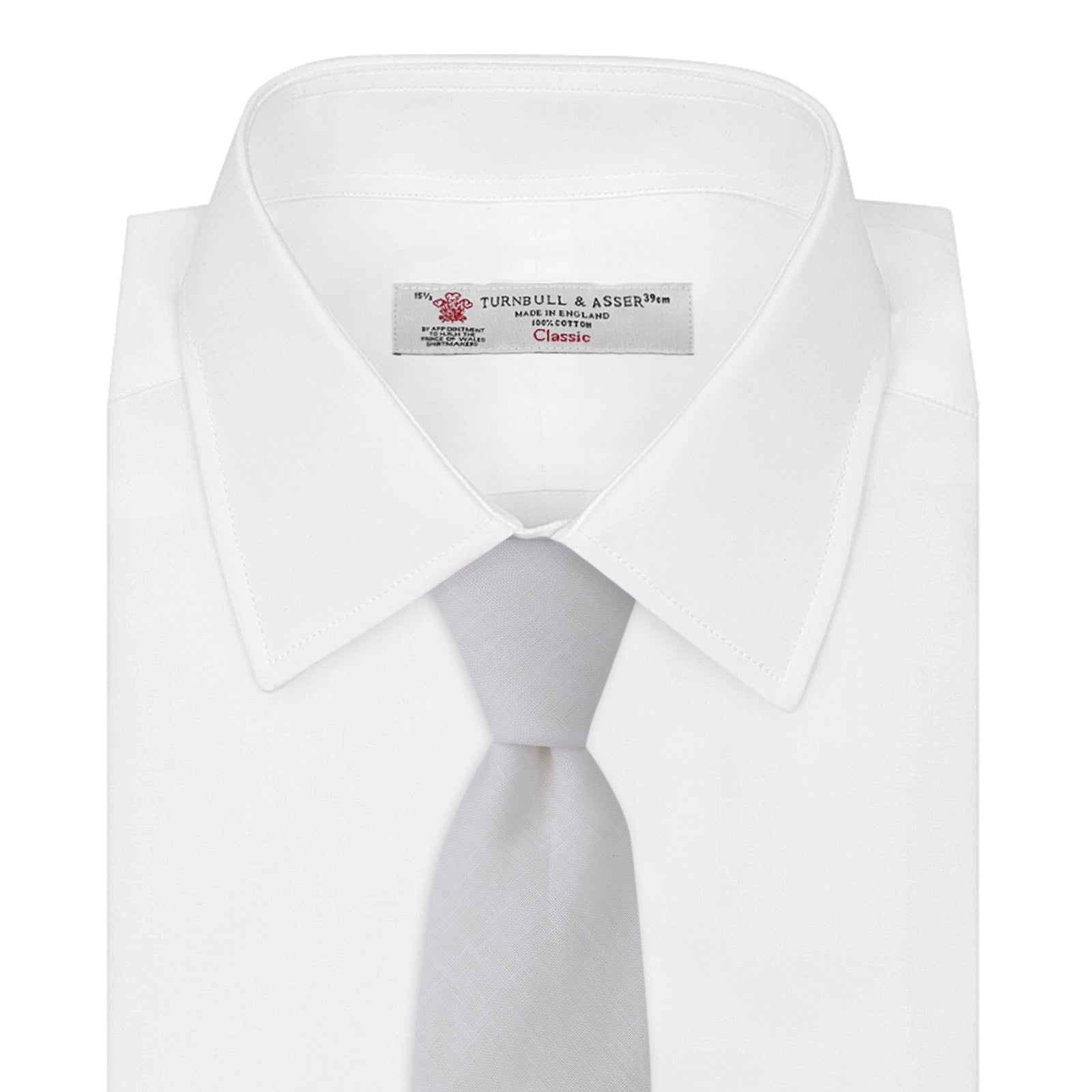 View 2 of product Turnbull & Asser White Linen Melange Tie