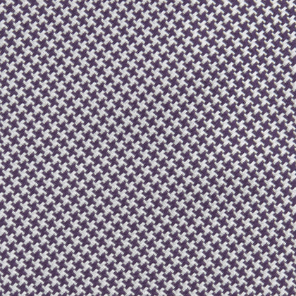 Plum Houndstooth Silk Tie Image 2