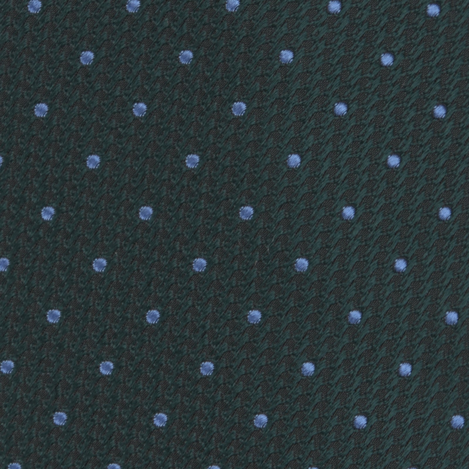 View 3 of product Forest Green and Blue Spot Lace Silk Tie
