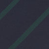 View 3 of product Navy and Green Blazer Stripe Repp Silk Tie
