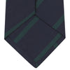 View 4 of product Navy and Green Blazer Stripe Repp Silk Tie