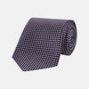 View 1 of product Plum and White Diamond Silk Tie