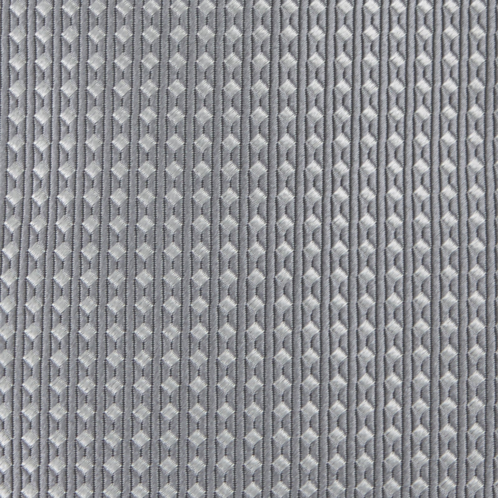View 3 of product Grey and White Diamond Silk Tie