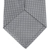 Grey and White Diamond Silk Tie