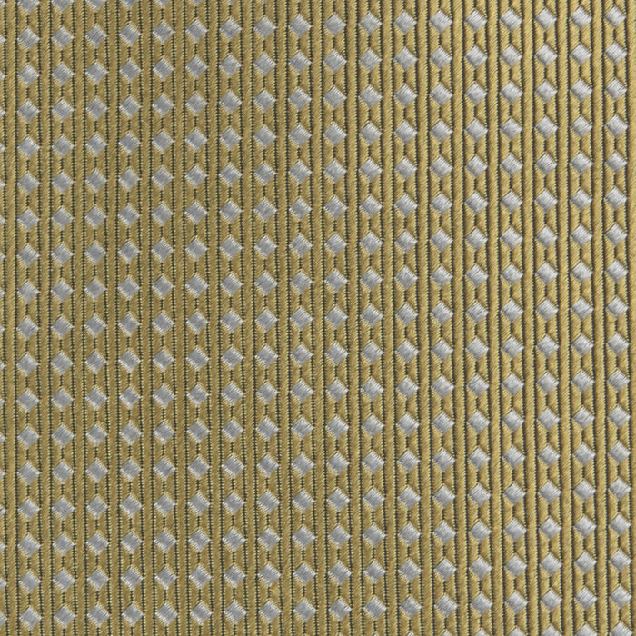 Gold and White Diamond Silk Tie Image 2