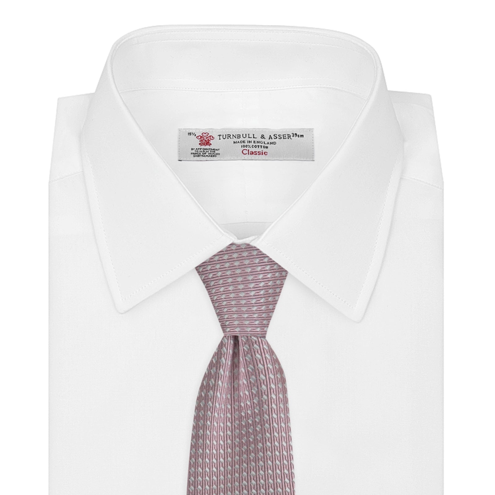View 2 of product Rose and White Diamond Silk Tie