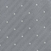 View 3 of product Grey and White Small Spot Herringbone Silk Tie