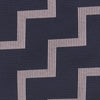 View 3 of product Navy and Rose Striped Zigzag Silk Tie