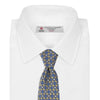 View 2 of product Gold and Blue Circle and Spot Silk Tie