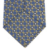 View 4 of product Gold and Blue Circle and Spot Silk Tie