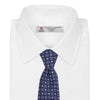 View 2 of product Plum and Blue Circle and Spot Silk Tie