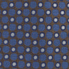View 3 of product Brown and Blue Circle and Spot Silk Tie