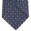 View 4 of product Brown and Blue Circle and Spot Silk Tie