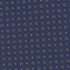 View 3 of product Navy Floral Spot Silk Tie