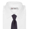 View 2 of product Plum Floral Spot Silk Tie