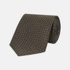 View 1 of product Brown Floral Spot Silk Tie