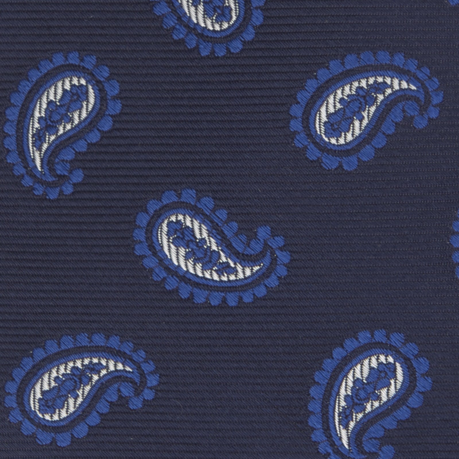 Dark Blue Paisley Pattern