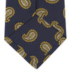 View 4 of product Navy and Gold Floating Paisley Silk Tie
