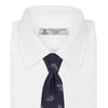 View 2 of product Navy and Plum Floating Paisley Silk Tie