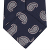 View 4 of product Navy and Light Pink Floating Paisley Silk Tie
