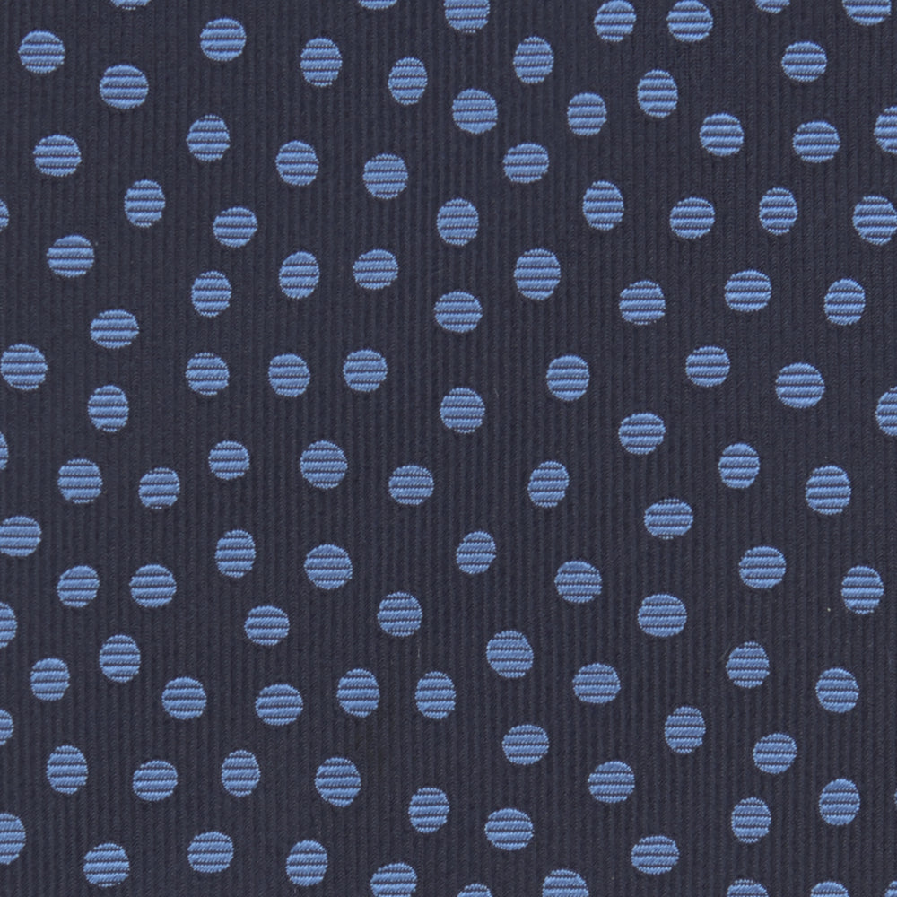 Navy and Blue Paint Spot Silk Tie